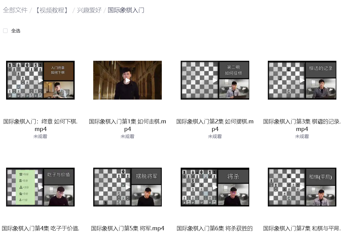 国际象棋入门教程下载